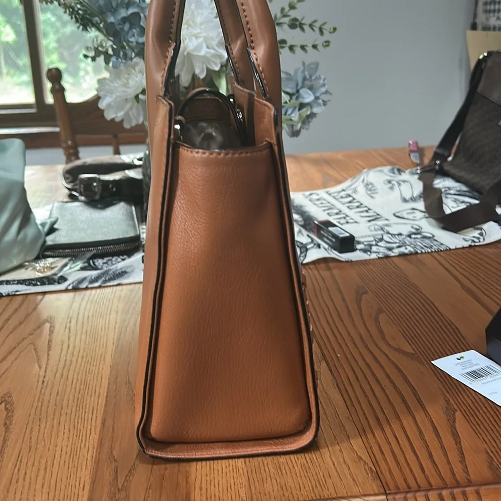 Kate Spade Cognac Leather Crossbody Bag - Picture 4 of 12